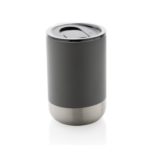 Kubek termiczny 360 ml, stal nierdzewna z recyklingu Szary P433.062 