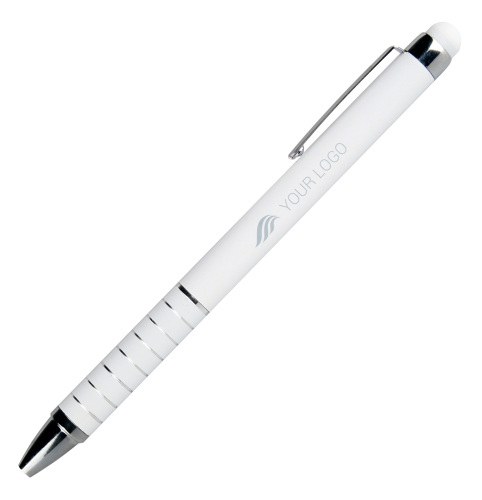 Długopis metalowy touch pen LUEBO biały 041806 (5)