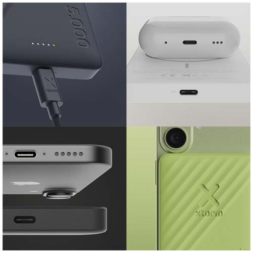 Xtorm Go2 powerbank o mocy 15 W i pojemności 5000 mAh z szybkim ładowaniem Czarny 12460290 (7)