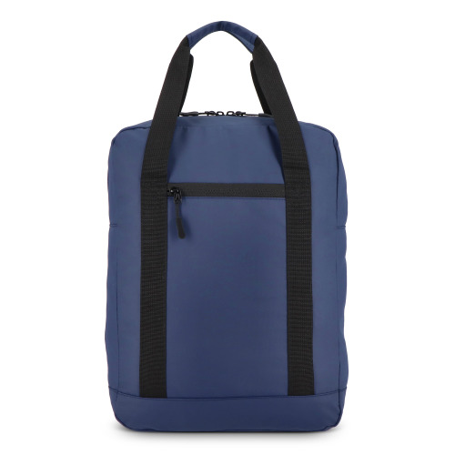 Plecak z powłoką PU, wykonany z materiału R-PET 600D, 27,5 x 12 x 37,5 cm, 12 l Ciemnoniebieski LT95362-N0010 (4)