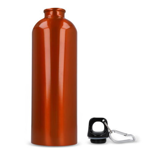 Jednościenna butelka R-SS z karabińczykiem 750ml Pomarańczowy LT98739-N0026 (1)