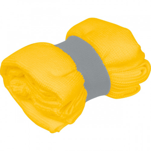 Mały ręcznik z mikrofibry 160 g/m² HUGH żółty 7475408 (2)