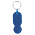 Plastikowy brelok z żetonem 1 € / Key01 Royal blue IP14070664  thumbnail