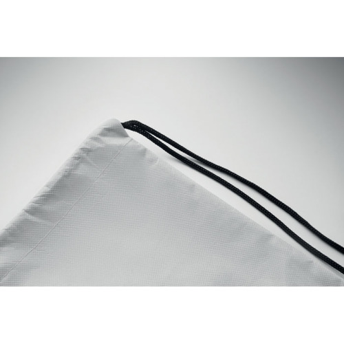 Worek ze sznurkiem z RPET Bialy MO2809-06 (3)