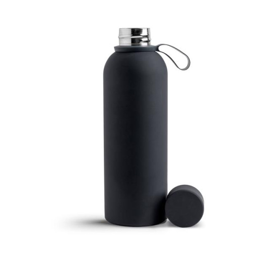 Butelka termosowa o pojemności 500 ml z gumowym wykończeniem / Thermal Light Grey IP37072295 (2)