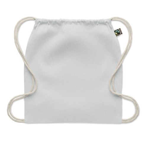 Worek ze sznurkiem Fairtrade 18 Bialy MO2591-06 (1)