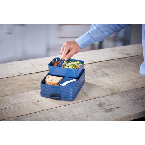 Lunchbox Take a Break Bento duży Nordic Denim Mepal Granatowy MPL107635616800 (2)