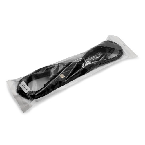 Smycz do telefonu z kablem do transmisji danych i ładowania | Bassam Czarny VA059-03 (5)