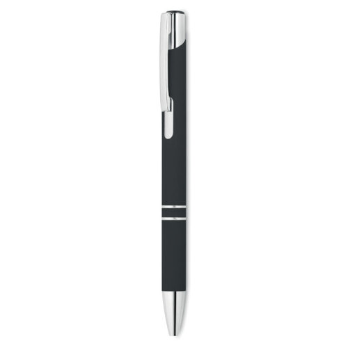Długopis z gumowym wykończenie czarny MO8857-03 (1)