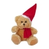Clarence, pluszowy miś świąteczny brązowo-czerwony HE291-56 (1) thumbnail