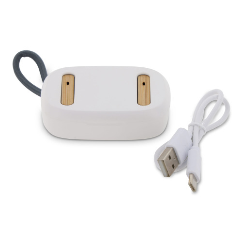 TWS Earbuds bamboo Biały LT95017-N0001 (2)
