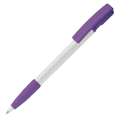 Długopis Nash Grip Biały / purpurowy LT80801-N0172 