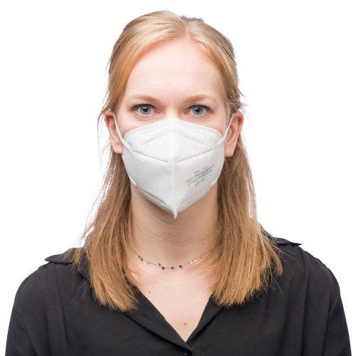 Maseczka z filtrem cząstek stałych FFP2, opakowanie 50 szt. Biały V6998-02 (3)