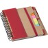 Zestaw do notatek, notatnik, długopis, linijka, karteczki samoprzylepne czerwony V2991-05 (1) thumbnail