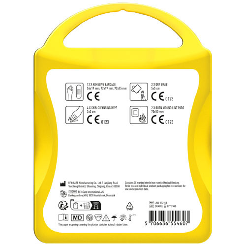 MyKit Zestaw pierwszej pomocy - Podróż Przezroczysty żółty 1Z250706 (4)