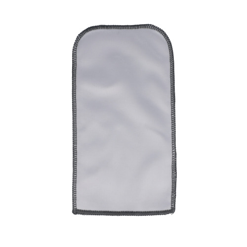 Woreczek na okulary z mikrofibry R-PET sublimacja Czarny LT86725-N0002 