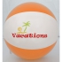 Piłka plażowa dwukolorowa KEY WEST pomarańczowy 105110 (2) thumbnail