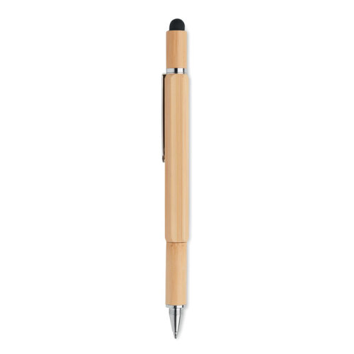 Bambusowy długopis z poziomicą drewna MO6559-40 (3)