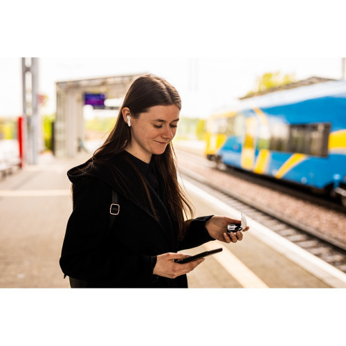 Bezprzewodowe słuchawki douszne ANC | Alden Biały V7299-02 (2)