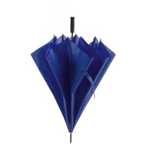 Duży wiatroodporny parasol automatyczny granatowy