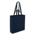 Torba bawełniana OEKO-TEX® 38 x 10 x 42 cm 140 g/m² Ciemnoniebieski LT95383-N0010  thumbnail