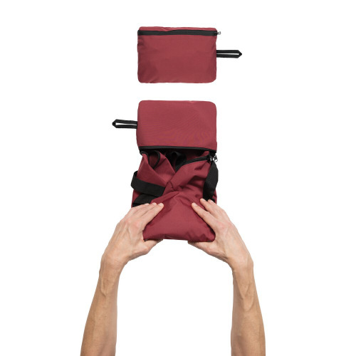 Składana torba sportowa, podróżna Dillon AWARE RPET™ Czerwony P763.1804 (4)