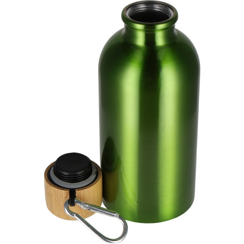 Butelka metalowa 400 ml MARILYN Jasnozielony 8497229 (4)
