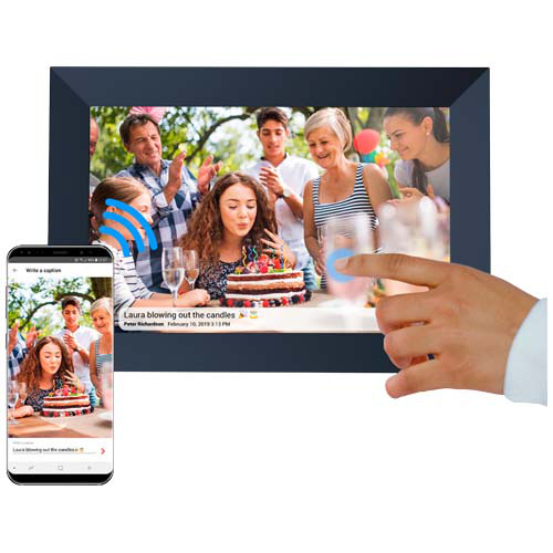 Prixton Prado cyfrowa ramka Wi-Fi na zdjęcia 10 cali Czarny 2PA13090 (3)