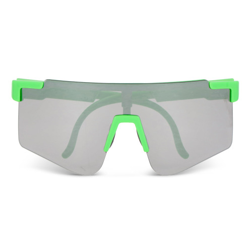 Sportowe okulary przeciwsłoneczne Tom R-PC z lustrzanymi soczewkami UV400 Asortyment fluoru / zielony LT86730-N9931 (3)