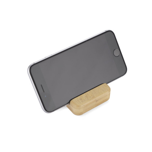 Bambusowy stojak na telefon TILE Naturalny 17853 (4)