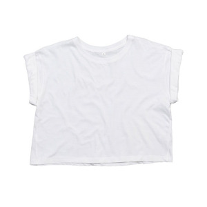Damski T-shirt Crop Oversize