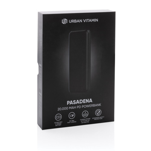 Szybki power bank 20000 mAh Urban Vitamin Czarny P322.751 (4)