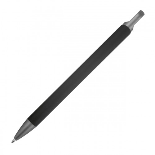Długopis aluminiowy z recyklingu półżelowy KAROLINE Czarny 1444003 (3)