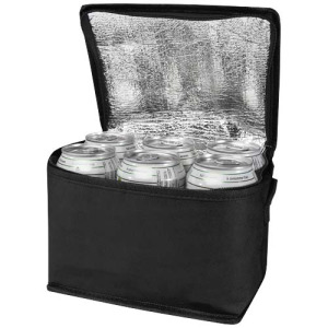 Spectrum torba termoizolacyjna o pojemności 4 l na 6 puszek wykonana z włókniny z recyklingu Czarny