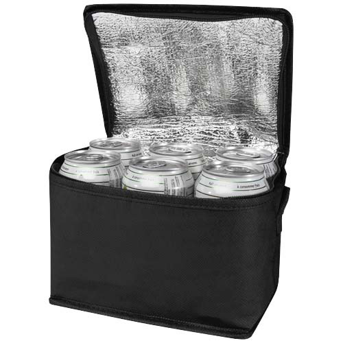 Spectrum torba termoizolacyjna o pojemności 4 l na 6 puszek wykonana z włókniny z recyklingu Czarny 13008290 