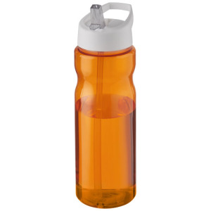 Bidon H2O Base® o pojemności 650 ml z wieczkiem z słomką Pomarańczowy