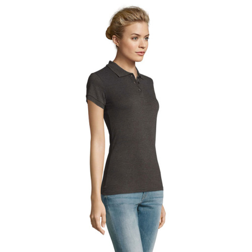 PERFECT Damskie POLO 180g Charcoal Melange S11347-CE-L (2)