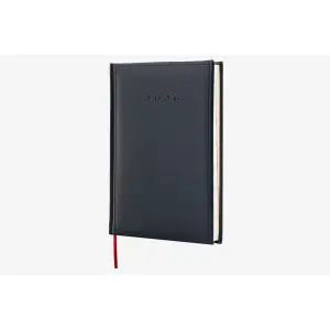 Kalendarz książkowy A5 dzienny Classic Natural Narni Granatowy