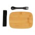 Pudełko śniadaniowe z bambusowym wieczkiem, łyżkowidelec srebrny P269.622 (3) thumbnail