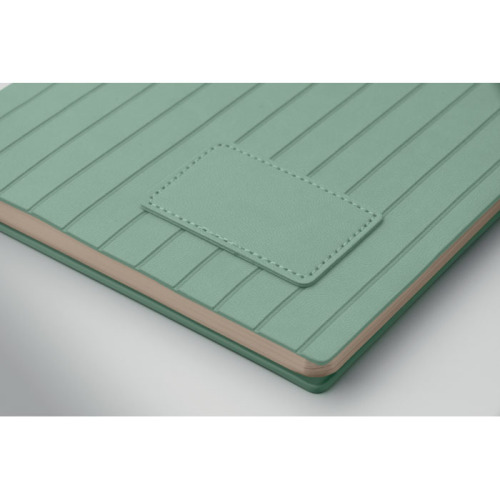 Notatnik A5 z dymionego PU Miętowy Zielony MO2663-77 (2)