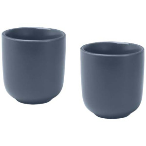 Male filiżanki ceramiczne do espresso o pojemności 90 ml - zestaw 2 sztuk Hale Blue
