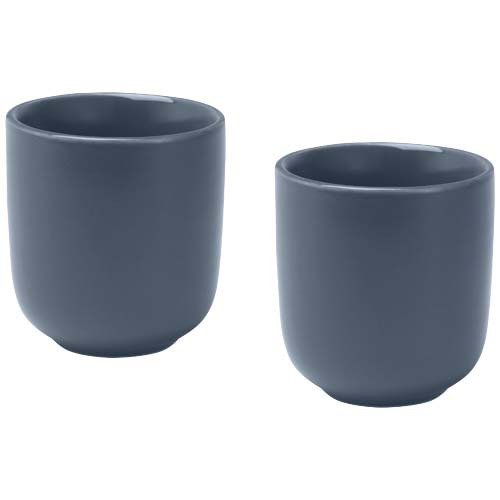 Male filiżanki ceramiczne do espresso o pojemności 90 ml - zestaw 2 sztuk Hale Blue 12639755 