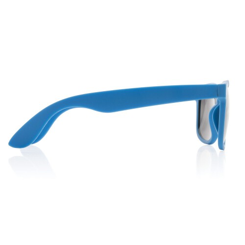 Okulary przeciwsłoneczne, PP z recyklingu niebieski P453.895 (2)