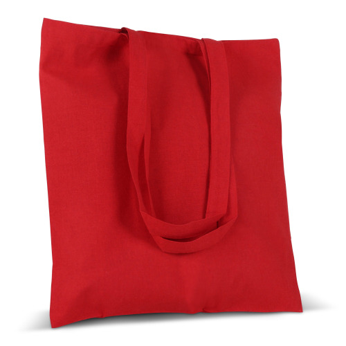 Torba z bawełny z recyklingu z dnem 140g/m² 38x42cm Czerwony LT95241-N0021 (1)