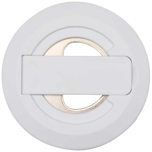 Ain podstawka na telefon z mocowaniem magnetycznym, z tworzyw sztucznych pochodzących z recyklingu z otwieraczem do butelek  Biały 12446101 (2)