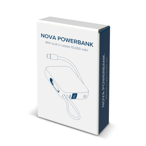 Nova Powerbank 22,5 W Power Delivery z wbudowanymi kablami 10 000 mAh Ciemnoszary LT95515-N0060 (3)