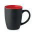 Dwukolorowy kubek ceramiczny czerwony MO6840-05  thumbnail