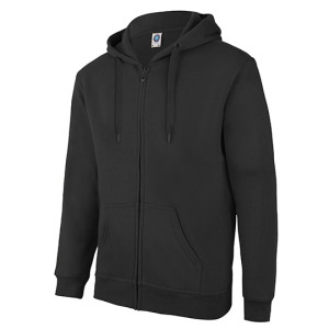 Bluza Rozpinana z Kapturem Bawełniana Czesana