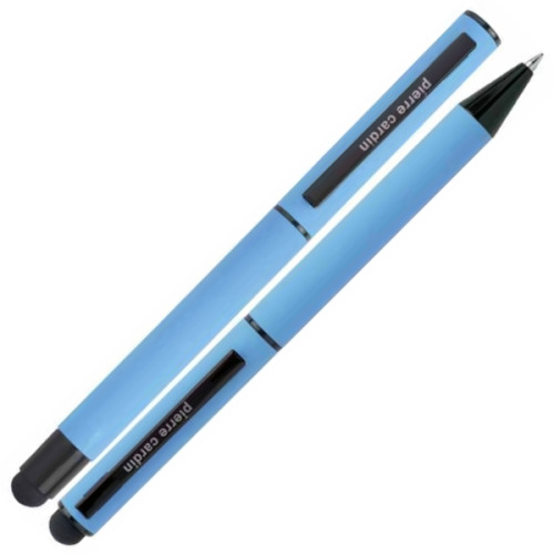 Zestaw piśmienny touch pen, soft touch CELEBRATION Pierre Cardin Jasnoniebieski B0401005IP324 