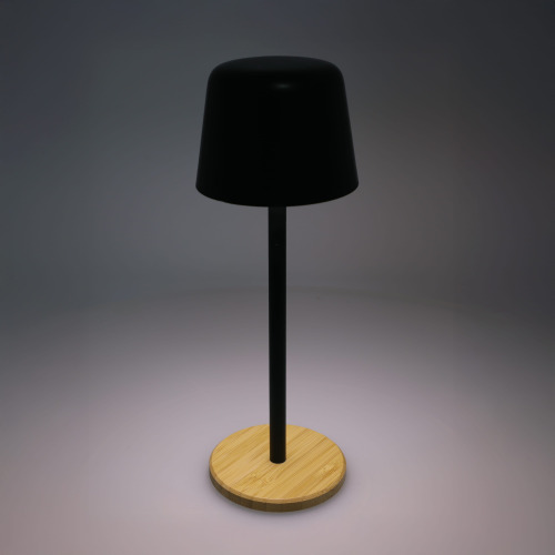 Lampa stołowa Solis z regulacją jasności i podstawą z bambusa Czarny LT93353-N0002 (6)